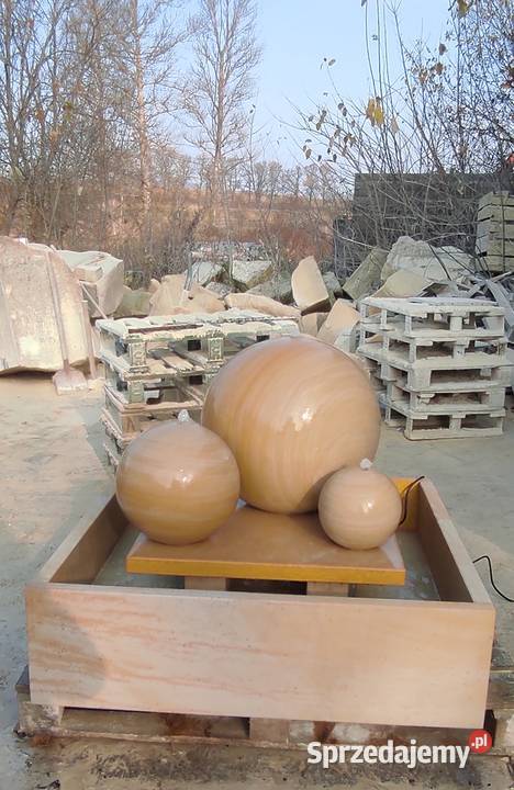 fontanna z piaskowca kamień naturalny