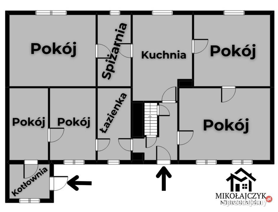 Woryny Dom z budynkami gospodarczymi ziemia