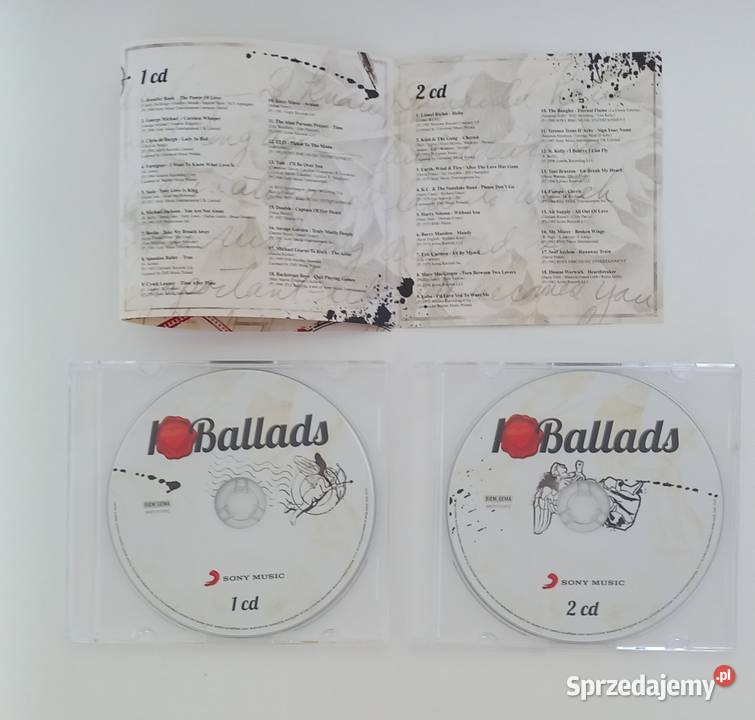 Płyty CD I love ballads seria Marek Sierocki Kraków sprzedam