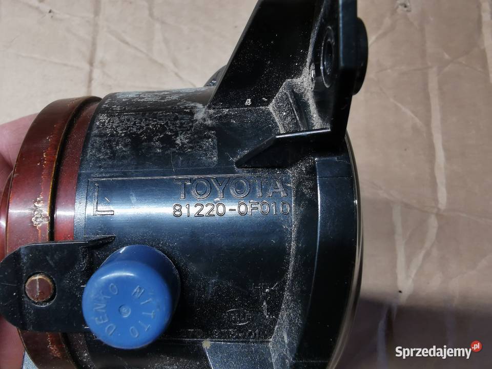 Halogen lewy lh toyota Corolla e12 812200F010 Sieraków sprzedam