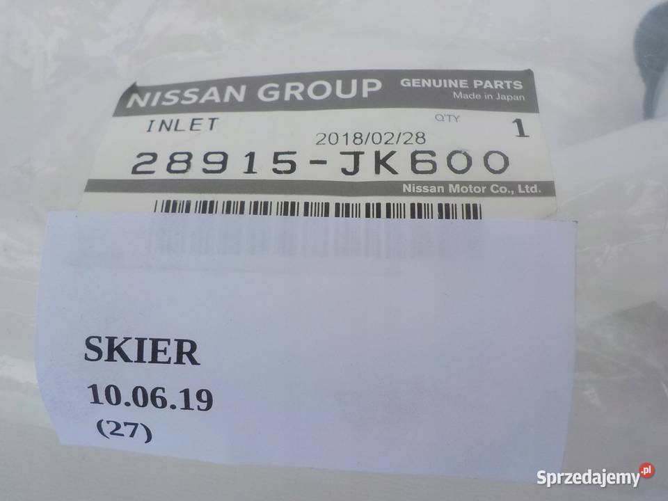 RURA WLEW ZBIORNIKA SPRYSKIWACZA INFINITI Q60 wielkopolskie Nowy Tomyśl