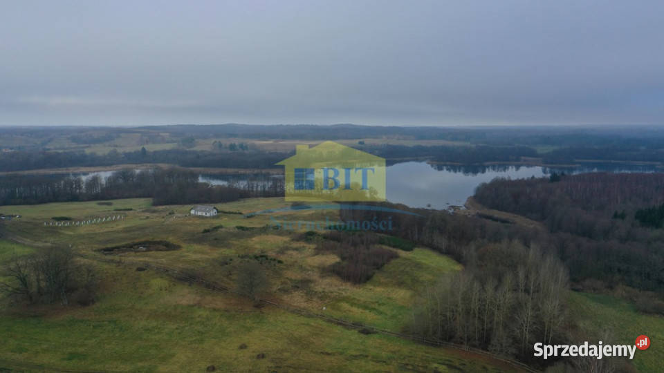 Działka 11041 ha jeziorem Ostrowiec Sprzedaż zachodniopomorskie Borne