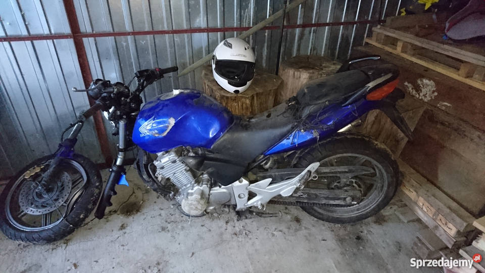Honda CB500 powypadkowa zarejestrowana Iława