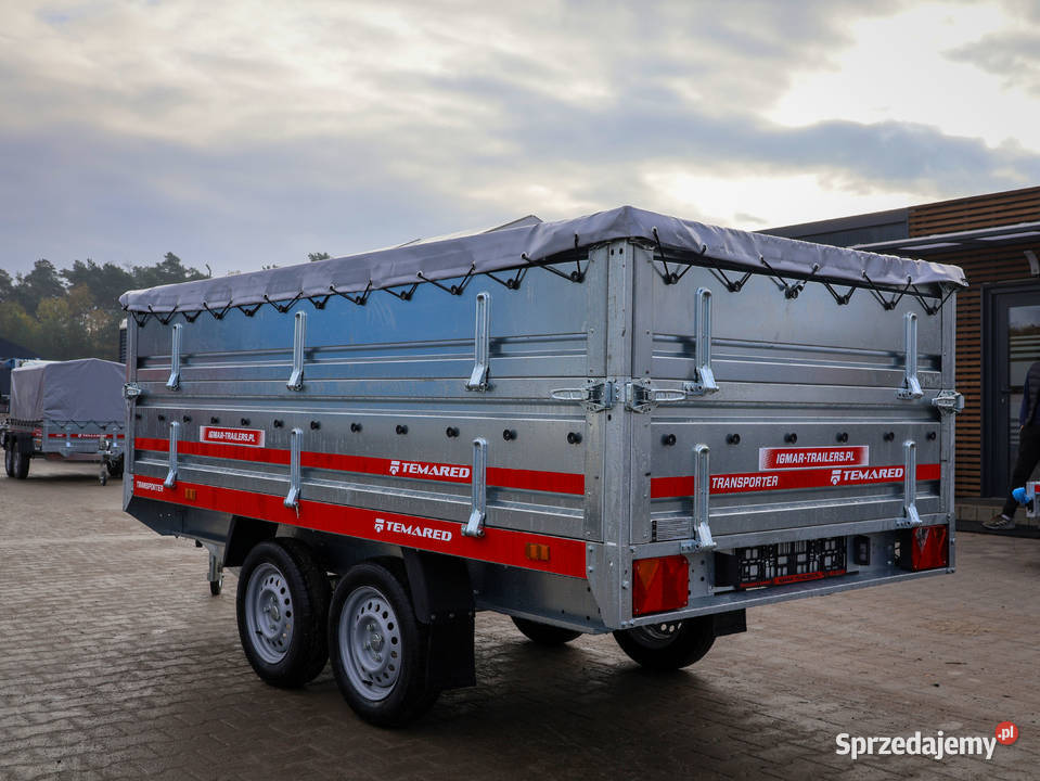 TEMARED TRANSPORTER 30152 z plandeką płaską i Cegielsko