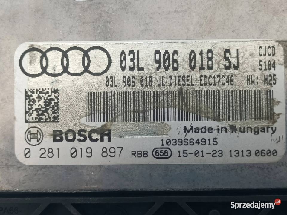 Audi A4 A5 A6 A7 20TDI STEROWNIK KOMPUTER Przemęt