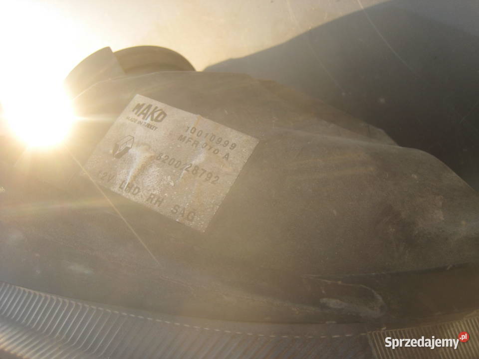Lampa przednia lewa prawa Renault Clio II lift