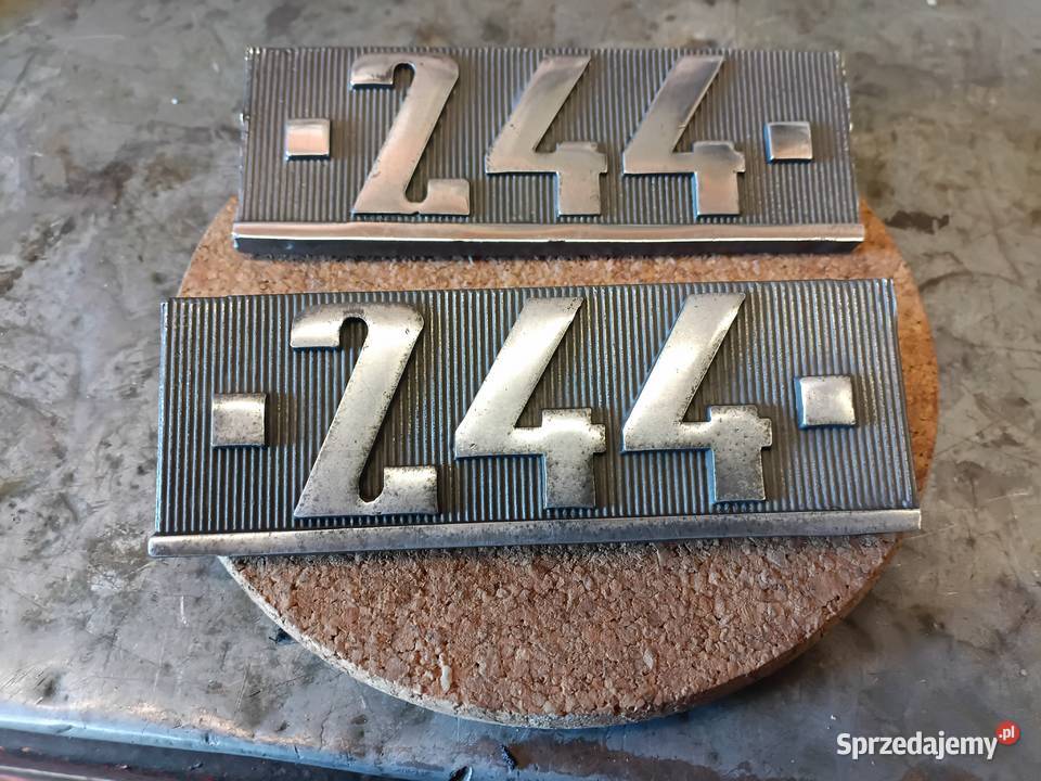 Emblemat znaczek logo star 244 Ori pro aluminium Złoty Stok