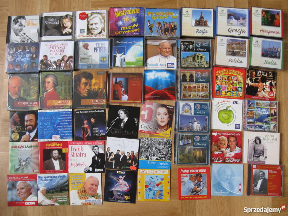 100 płyt CD Płyty i kasety Warszawa