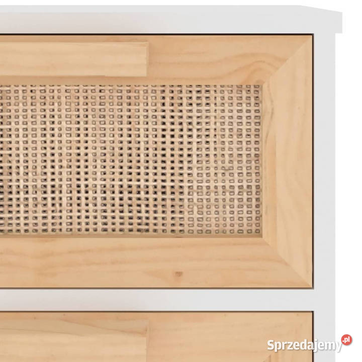 Szafka biała 40x30x90 lita sosna i naturalny Warszawa