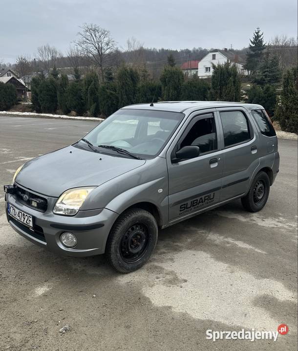 Subaru Justy 13 gaz 2006r 4x4 G3X SUV G3X Justy Pilzno