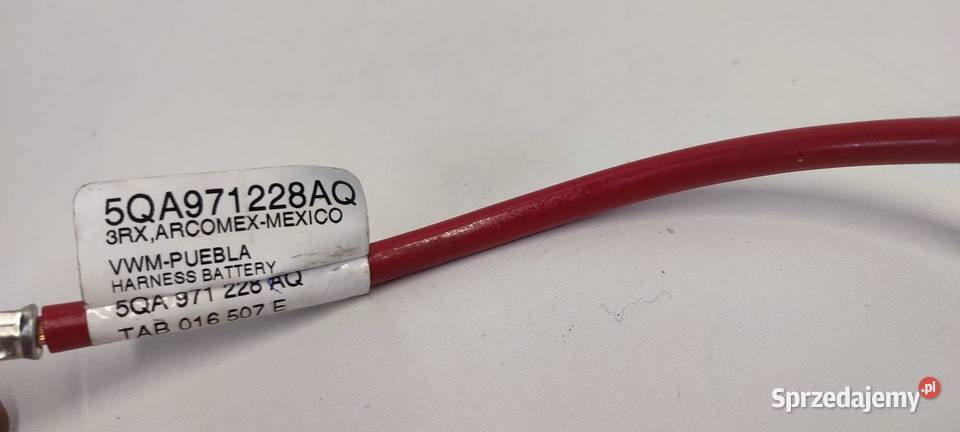 VW TIGUAN ALLSPACE KLEMA AKUMULATORA 5QA971228AQ sprzedam