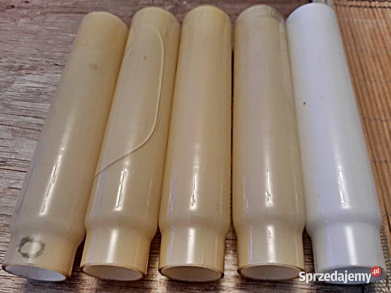 Elementy części gilzy starego żyrandola