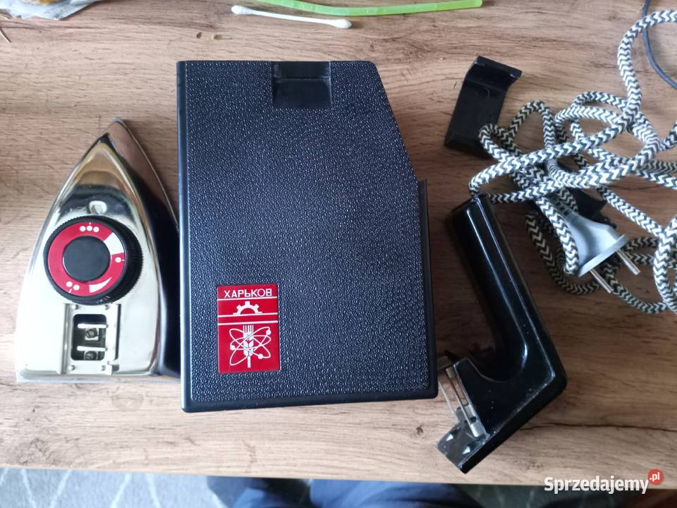 Żelazko turystyczne składane radzieckie CCCP Tarnobrzeg