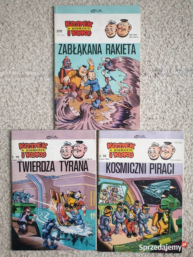 Kajtek i Koko w Kosmosie 3 albumy Janusz Christa Gdynia