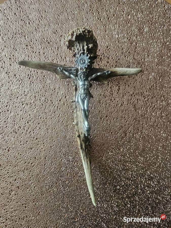 Krzyż z poroza duzy Olesno sprzedam