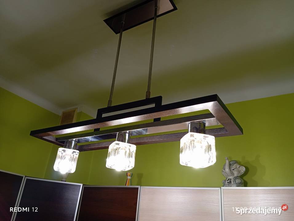 Lampa wisząca sufitowa na trzy żarówki Bytom sprzedam