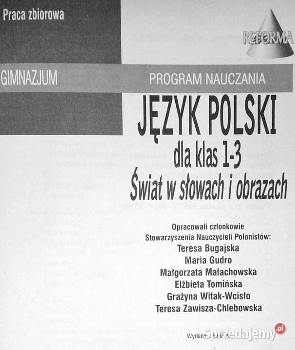 Świat w słowach i obrazach kl 13 Język polski miękka lubelskie Chełm sprzedam