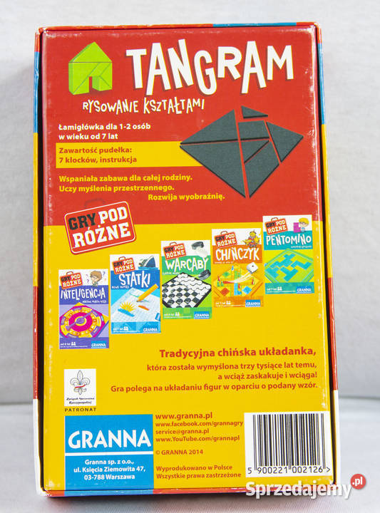 Gra podróżna Tangram Gdańsk