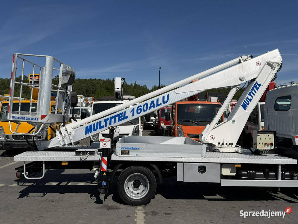 Nissan Cabstar Podnośnik Koszowy 165m Multitel Widełki