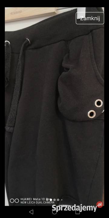 Spodenki czarne damskie Moszczenica
