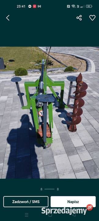 Dołownik Świder Ziemny w komplecie wiertło Fi25 Chlina sprzedam