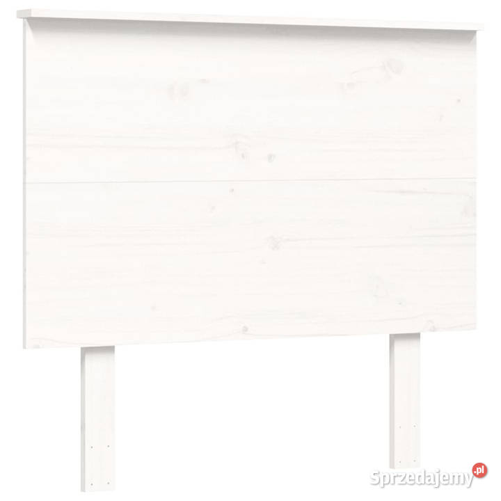 Rama łóżka z wezgłowiem biała lite drewno 90x200 205cm Warszawa sprzedam