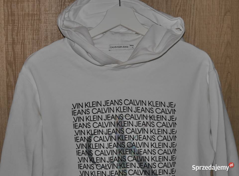 Calvin Klein świetna bluza mieniące logo 34 XS