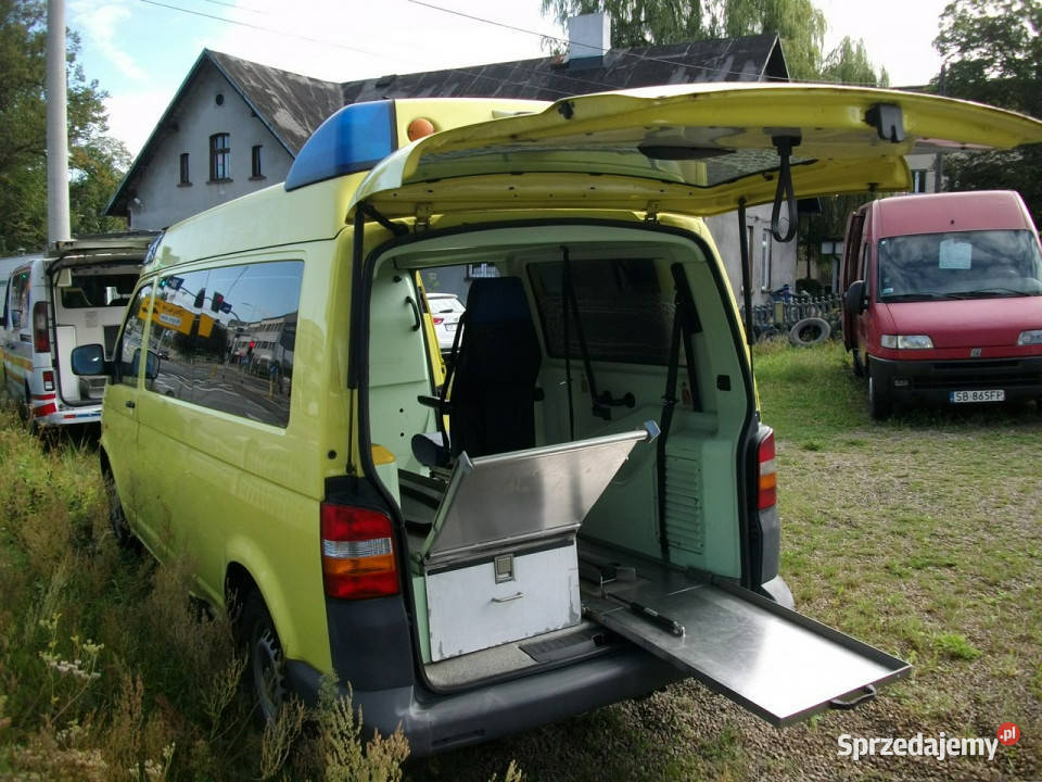 Volkswagen Transporter Sanitarka Przewozowa T5 4/5 śląskie Katowice