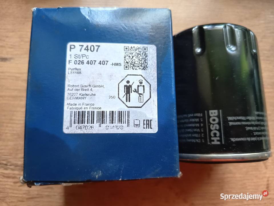 Filtr oleju p7407 Rzeszów sprzedam
