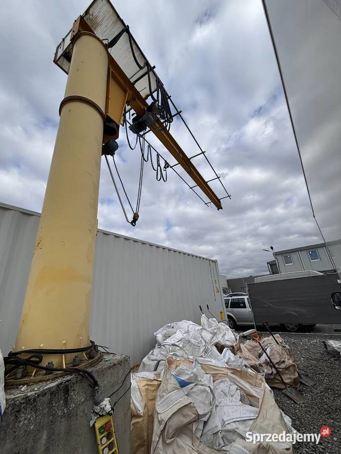 Dźwig Demag M1070 Suwnica Dźwig Słupowy Obrotowy nie Dębno