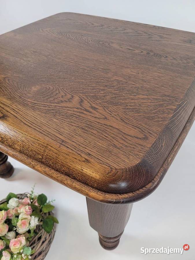 Dębowy stolik kawowy