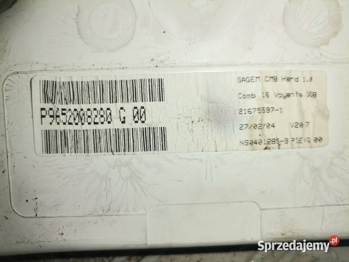 Licznik Zegar Citroen C2 osobowe Części samochodowe