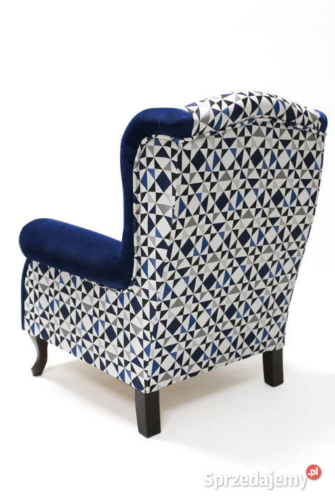 Stylowy Fotel Uszak Skandynawski Wygodny 71cm Dom i Ogród Kazimierz Biskupi