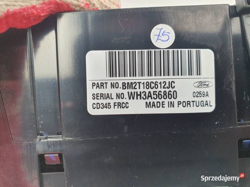 MODUŁ FORD MONDEO MK4 BM2T18C612JC KLIMATYZACJI Lipno