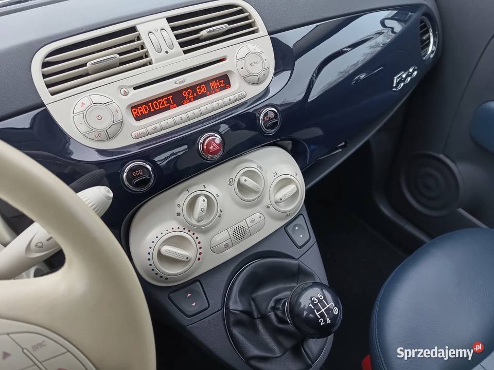 Fiat 500 turbo 900cc SZYBER DACH 85KM Podkonice Miejskie