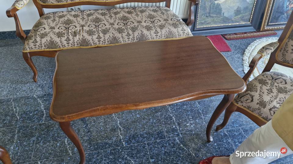 Zestaw mebli kanapa fotele ława drewniane Dom i Ogród mazowieckie Warszawa