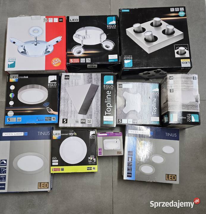Sprzedam NOWE lampy EGLO LED i oświetlenie Plafony Nysa