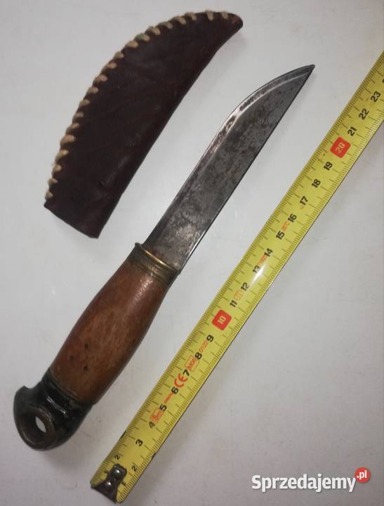 Stary nóż myśliwski Antyki mazowieckie