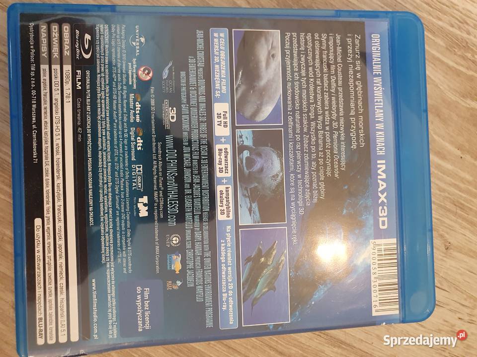 Filmy DVD blu Ray 3D Nowy Sącz