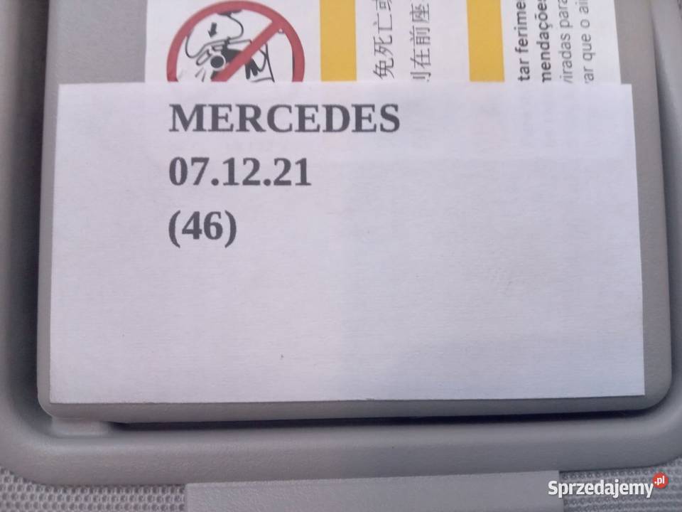 OSŁONA PRZECIWSŁONECZNA DASZEK MERCEDES E W212 Nowy Tomyśl