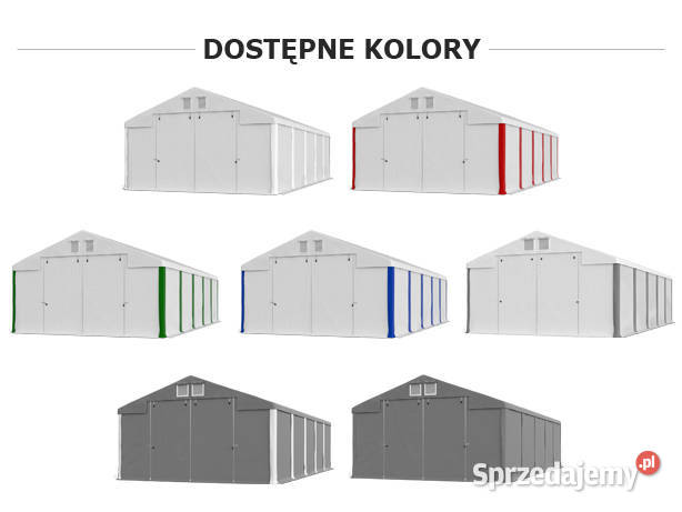 6x12x3m Całoroczna Hala Namiotowa wzmocniony Dom i Ogród