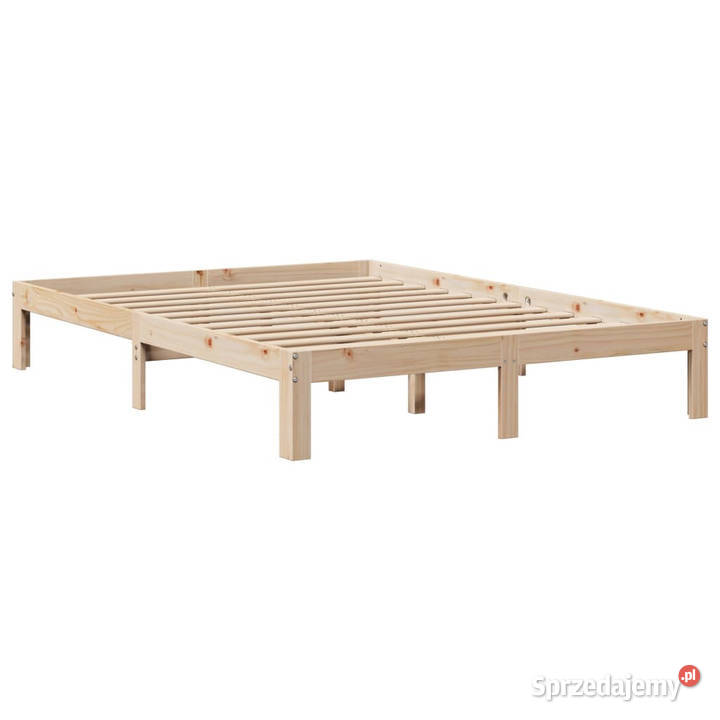 Łóżko z regałem bez materaca sosnowe 120x200 sprzedam