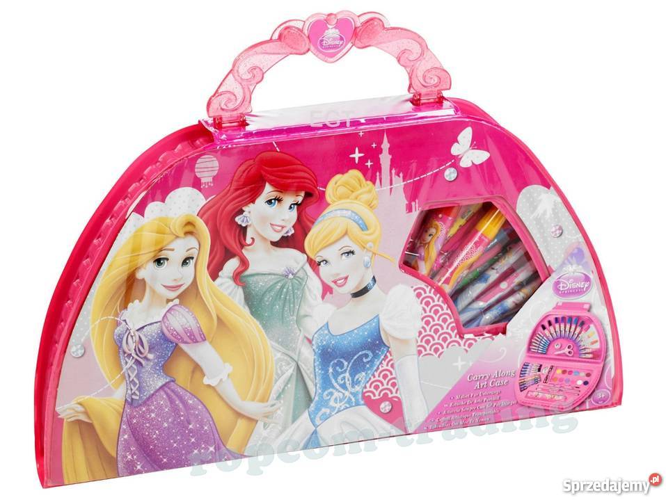 Zestaw Plastyczny Kredki Farbki Flamastry DISNEY sprzedam