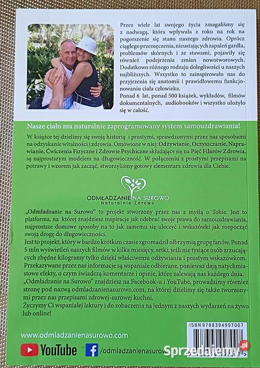 Surowe zdrowie kuchnia, potrawy Poradniki, albumy i reportaże