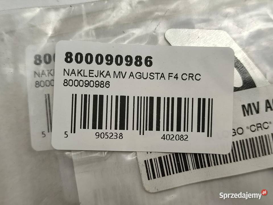 NAKLEJKA CRC PRAWY BOCZEK MV AGUSTA 750 F4 S Tapicerki samochodowe lubelskie