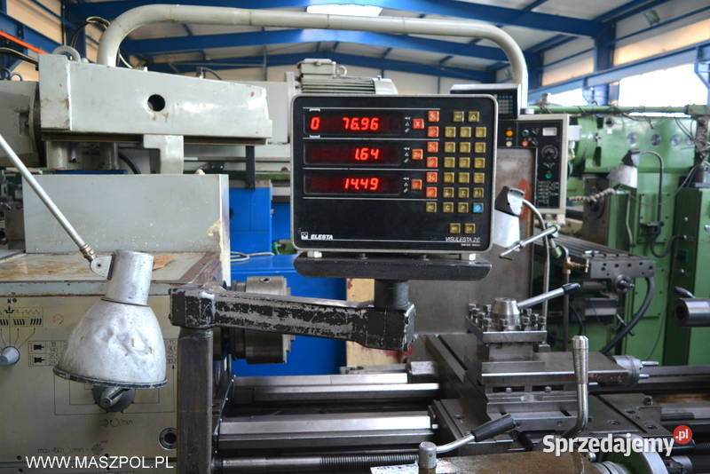 Tokarka TUM 35 D1 x 1000 FAMOT z ODCZYTAMI Produkcja Głowno