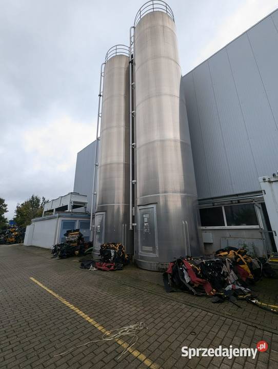 Silosy aluminiowe na KREDĘ proszki mąkę 2 x 80 Biznes i Przemysł dolnośląskie Wrocław