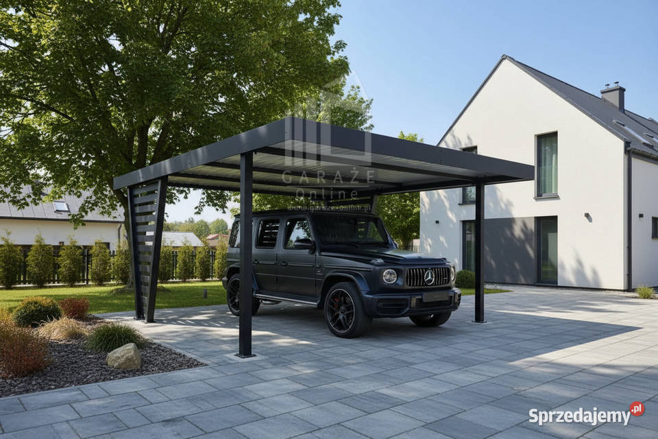 Carport V PREMIUM 48x5m Wypełnienie panelami Sieradz