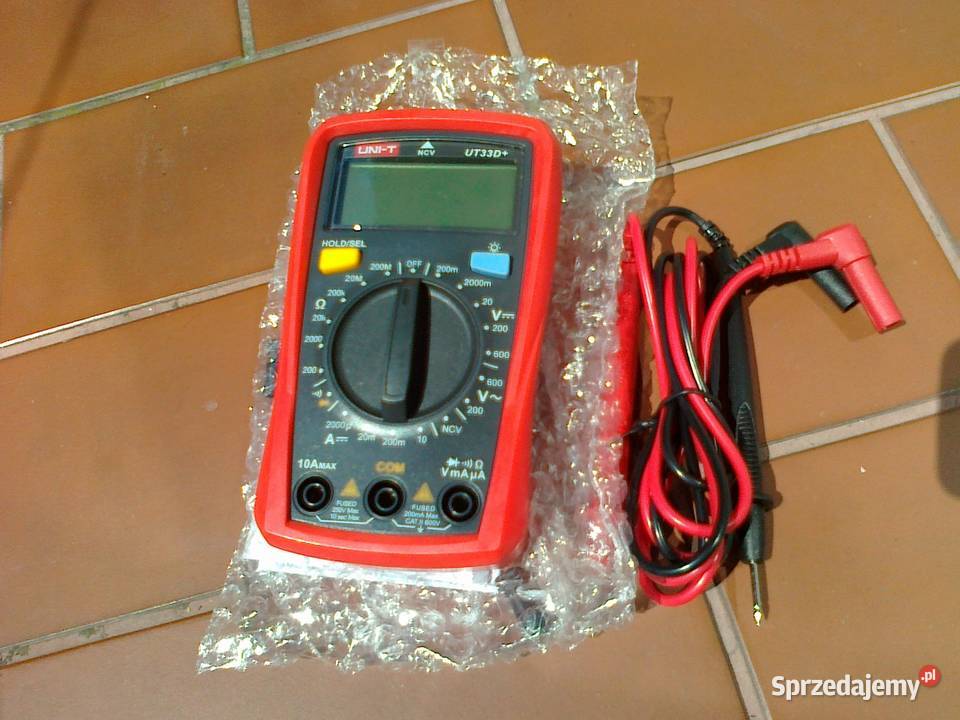 Multimetr UniT UT33D detektor NCV