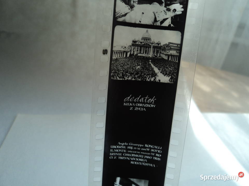 Konklawe papieża Jana 23 film na rzutnik z 1958 Pozostałe małopolskie Nowy Sącz sprzedam